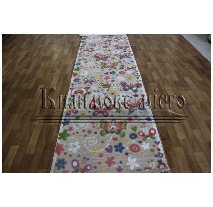 Acrylic runner carpet YAZZ 8880 IVORY/D.BEIGE - высокое качество по лучшей цене в Украине.